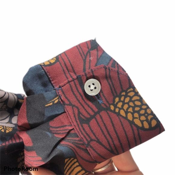 Ann Taylor Loft Floral Design‎ Tunic Shirt Small - Picture 4 of 8